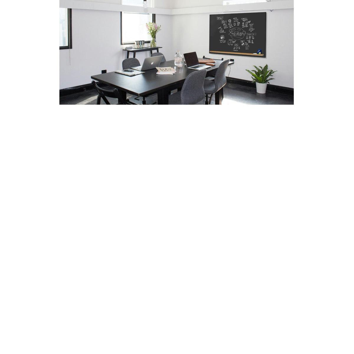 Frameless Chalkboards New York Blackboard