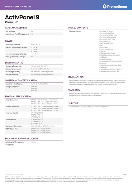 ActivPanel 9 Premium | Interactive Display