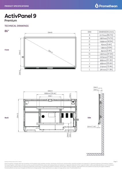 ActivPanel 9 Premium | Interactive Display