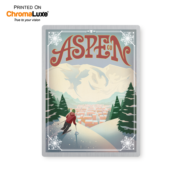 Aspen | Graphic Metal Print