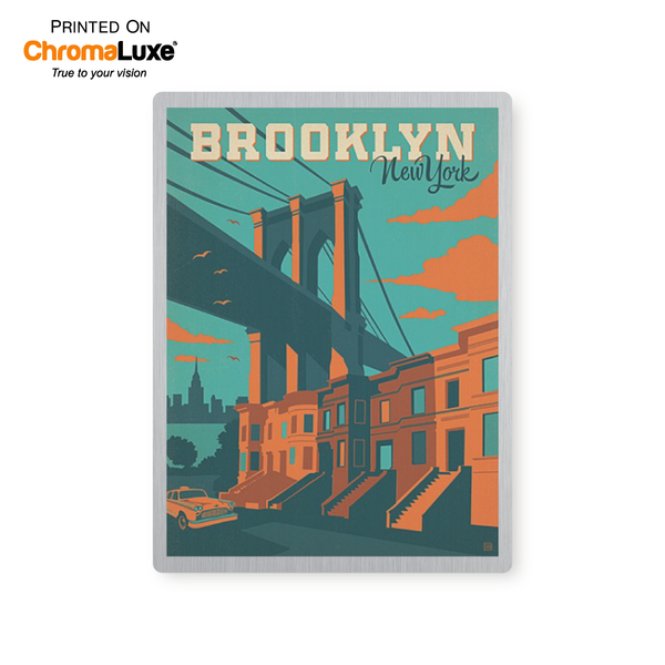 Brooklyn | Graphic Metal Print