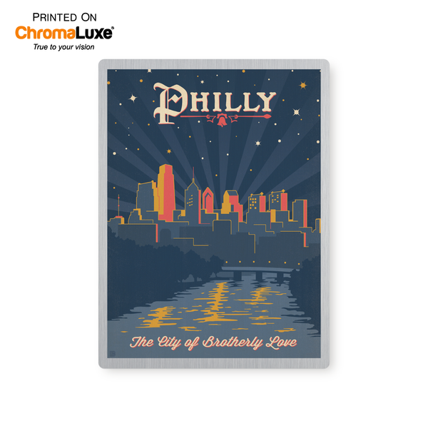 Philly | Graphic Metal Print