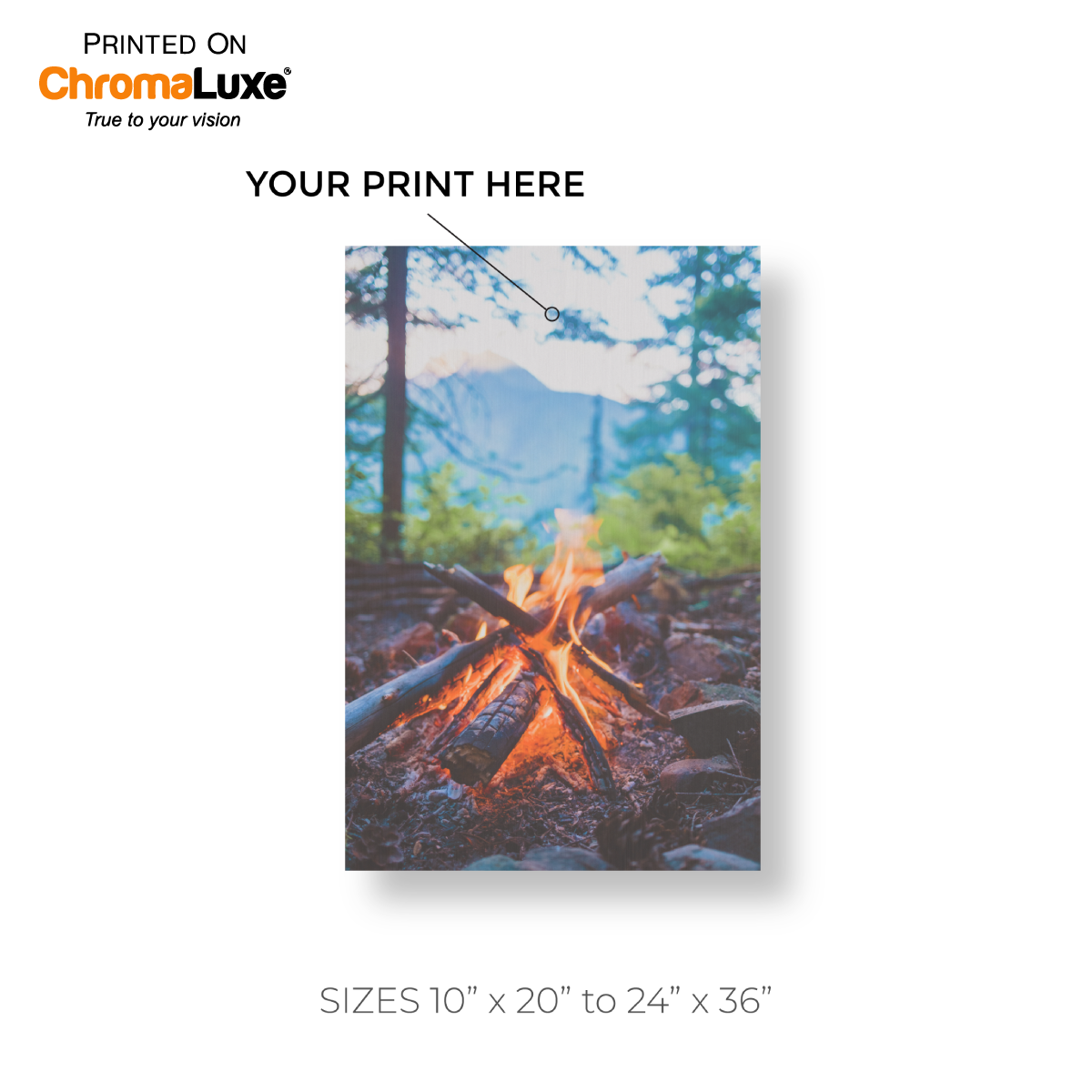 Student | Medium Portrait Clear Aluminum Prints | Semi Gloss Finish