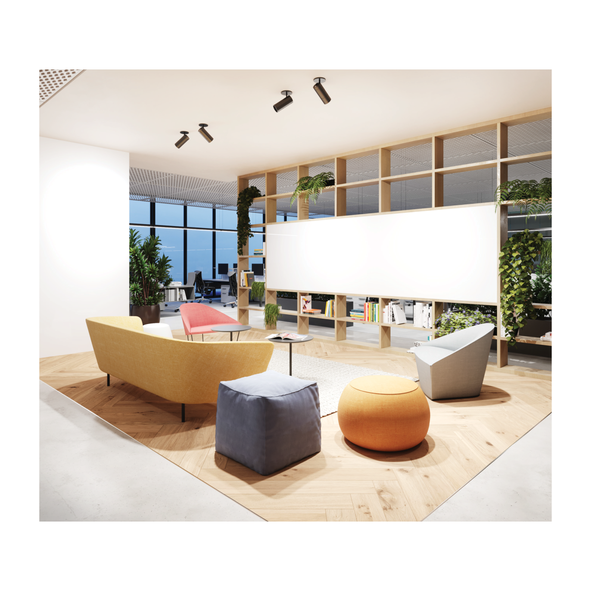 Unframed Panel Ceramic Steel Whiteboard New York Blackboard