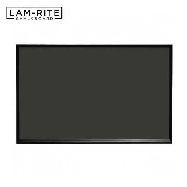 Ebony Aluminum Frame | Landscape Black Lam-Rite Chalkboard