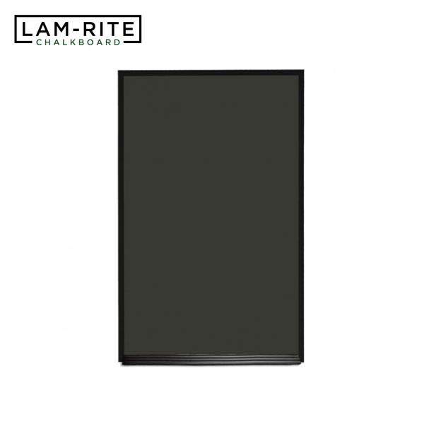 Ebony Aluminum Frame | Portrait Black Lam-Rite Chalkboard