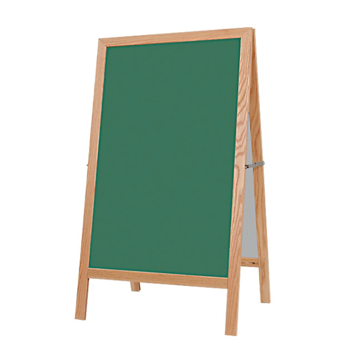 Natural Oak AFrame Green Ceramic Steel Chalkboard New York Blackboard
