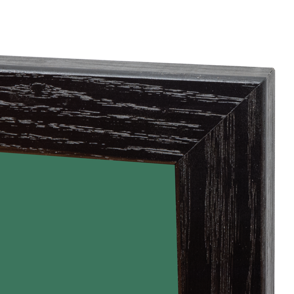 Ebony Oak A-Frame | Green Lam-Rite Chalkboard