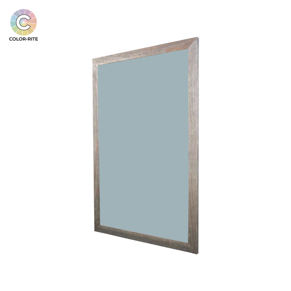 Barnwood Wood Frame | Clearwater | Portrait Color-Rite Non-Magnetic Whiteboard
