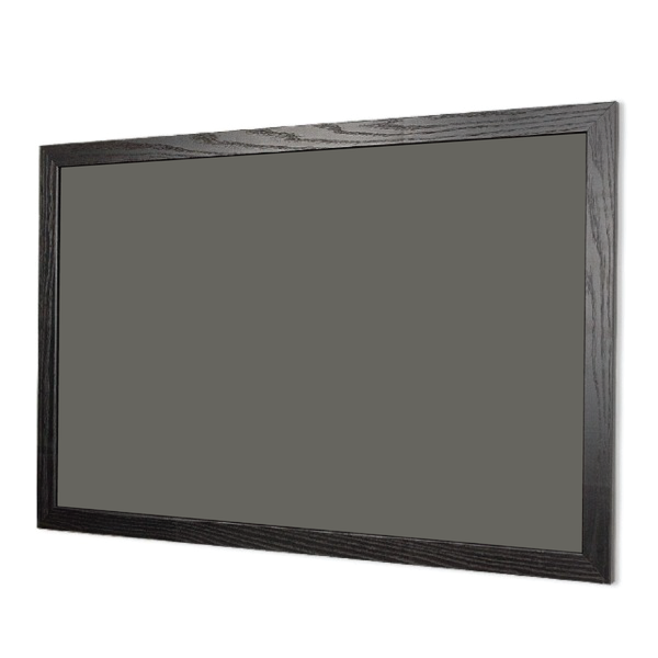 Wood Frame | Ceramic Steel Slate Gray Landscape Chalkboard