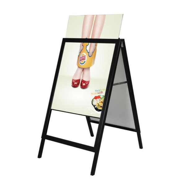 Black | Slide-In A-Board |  24" x 36" Poster Size