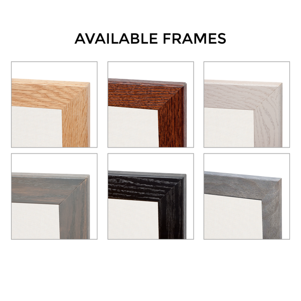 Wood Frame | Custom Printed Landscape Fabric Board