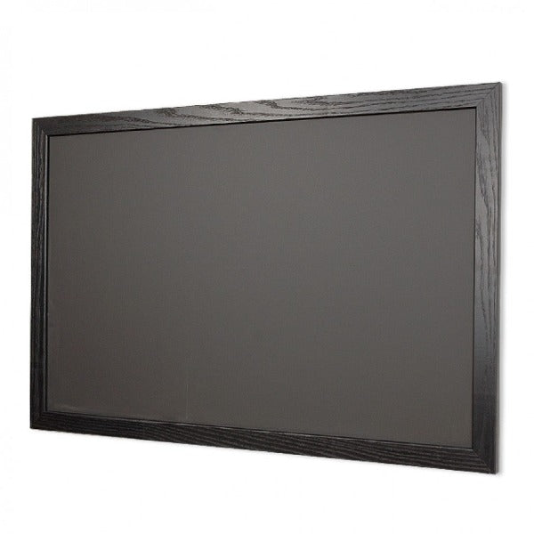 Wood Frame | Ceramic Steel Black Landscape Chalkboard