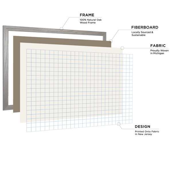 Mondrian | Wood Frame Fabric