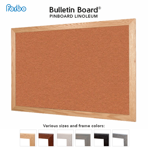 Cinnamon Bark | FORBO Bulletin Board with Wood Frame