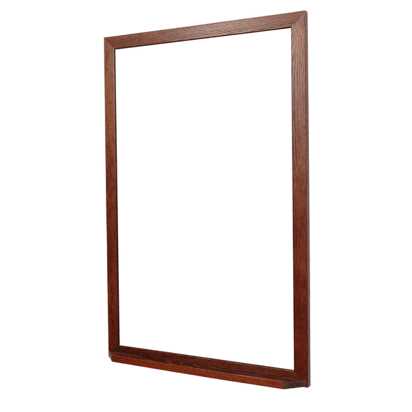 Wood Frame | Custom Printed Portrait Magnetic Steel Whiteboard