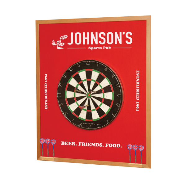 Custom Printed Dartboard Backer