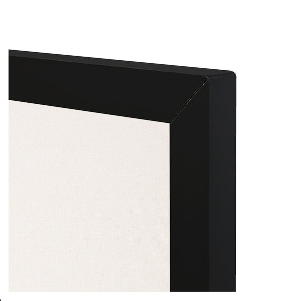 Mondrian | Ebony Aluminum Frame Fabric