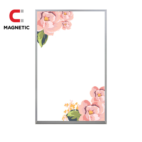 Floral Arrangement | Satin Aluminum Frame Portrait