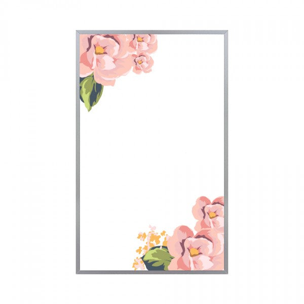 Floral Arrangement | Satin Aluminum Frame Portrait