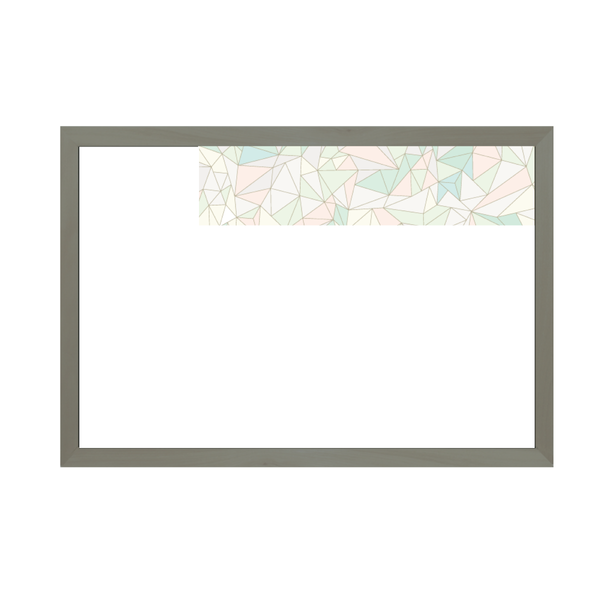 Graphic Bar Barnwood Frame | Custom Printed Landscape Magnetic Whiteboard