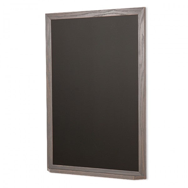 Wood Frame | Ceramic Steel Black Portrait Chalkboard