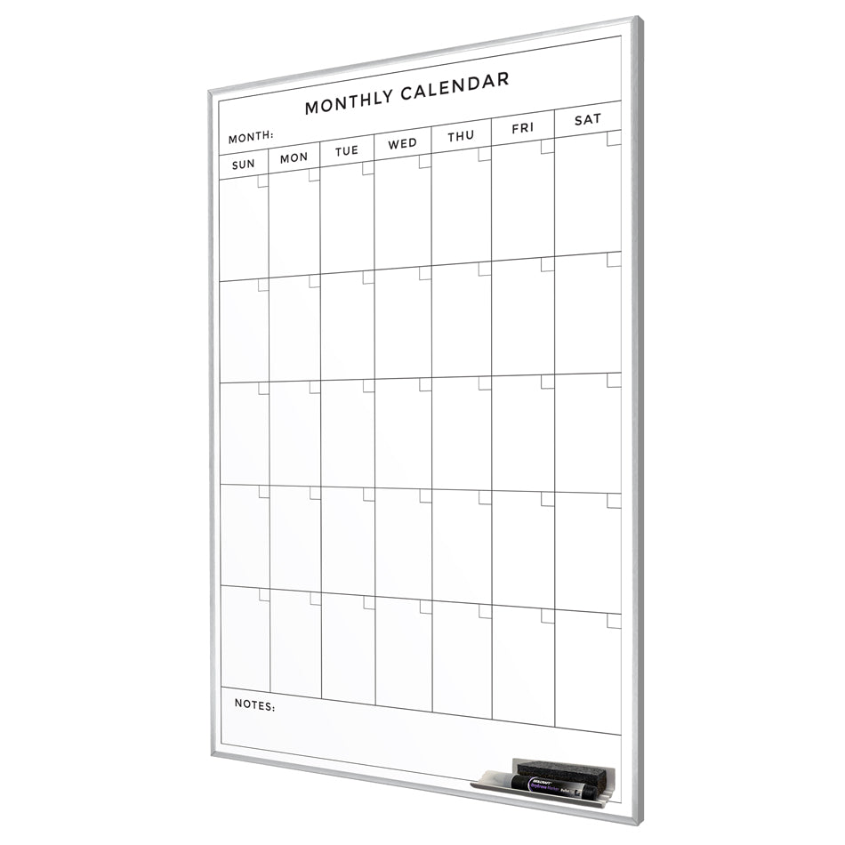 Monthly Calendar | Satin Minimalist Portrait Magnetic – New York Blackboard monthly-calendar-satin-minimalist-portrait-magnetic-new-york-blackboard