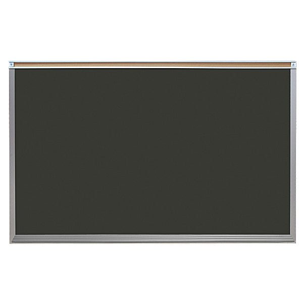 Satin Aluminum Frame | Standard Tray & Display Rail Chalkboard