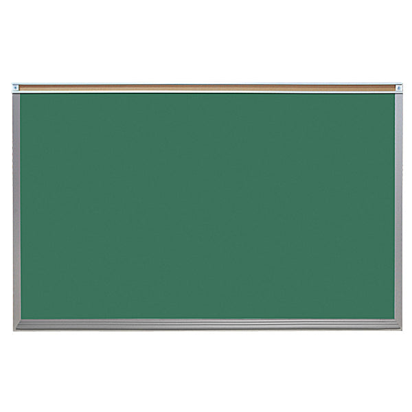 Satin Aluminum Frame | Standard Tray & Display Rail Chalkboard