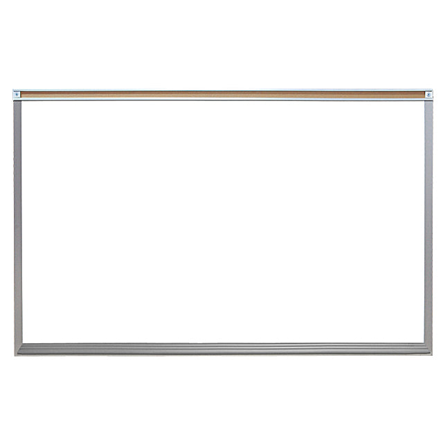 Satin Aluminum Frame | Display Rail & Standard Tray Whiteboard