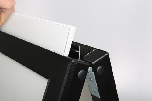 Black | Slide-In A-Board |  24" x 36" Poster Size