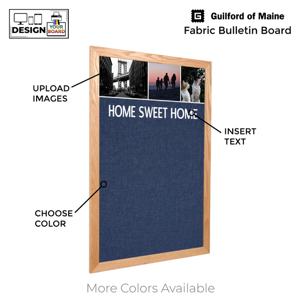 Photo Collage Wood Frame | Fabric Custom Printed Portrait Board