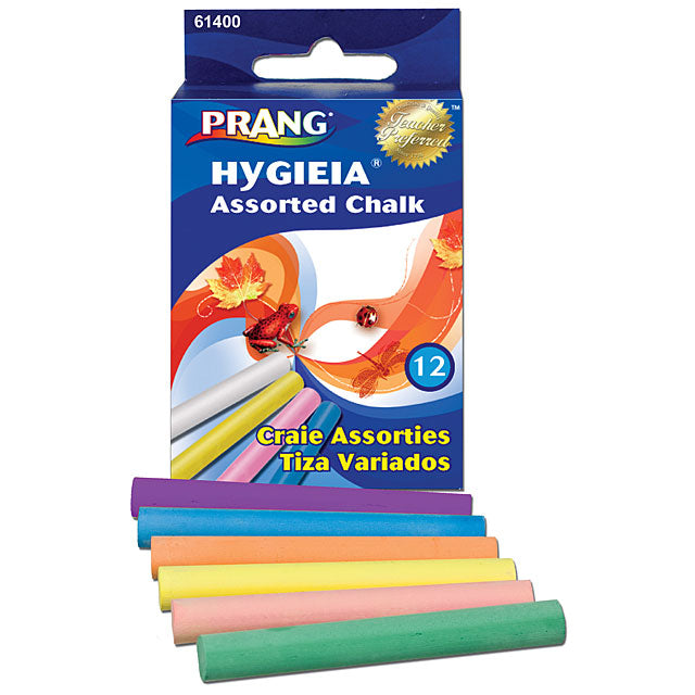 Prang® Hygieia® Dustless Colored Chalks, 24 Packs