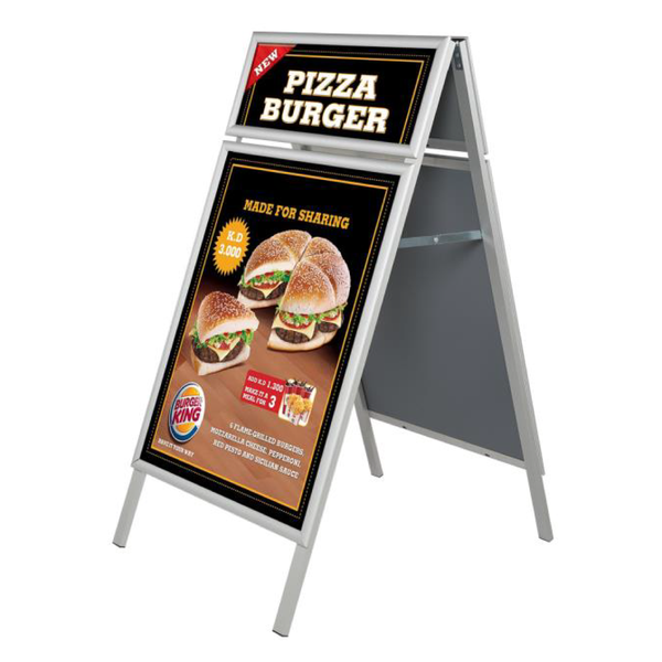 Satin | Header A-Board | 22" x 28" Poster Size