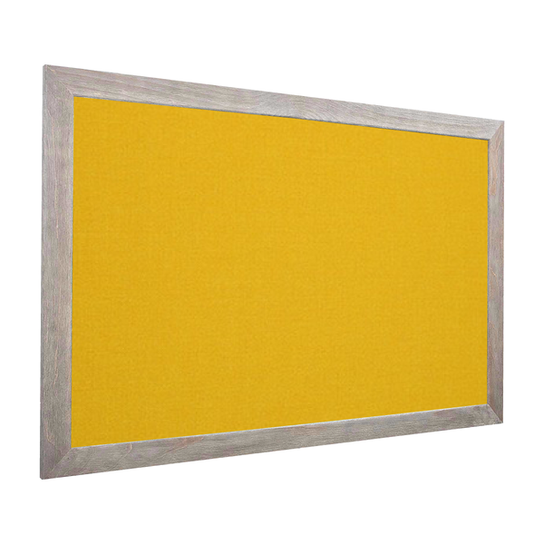 Sunshine | Fabric Bulletin Board with Wood Frame