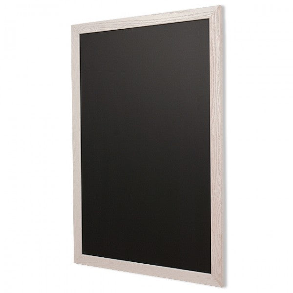 Menu | Wood Frame | Custom Printed Portrait Magnetic Steel Chalkboard