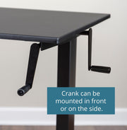 High Speed Crank Adjustable Stand Up Desk