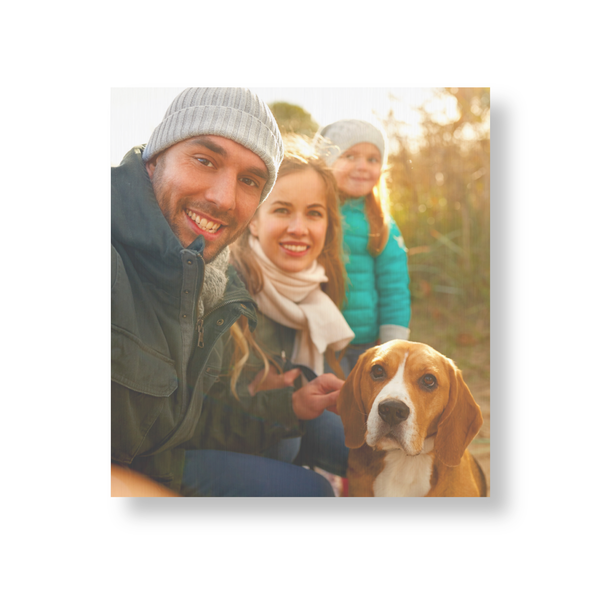 Large Portrait Clear Aluminum Prints | Matte Finish
