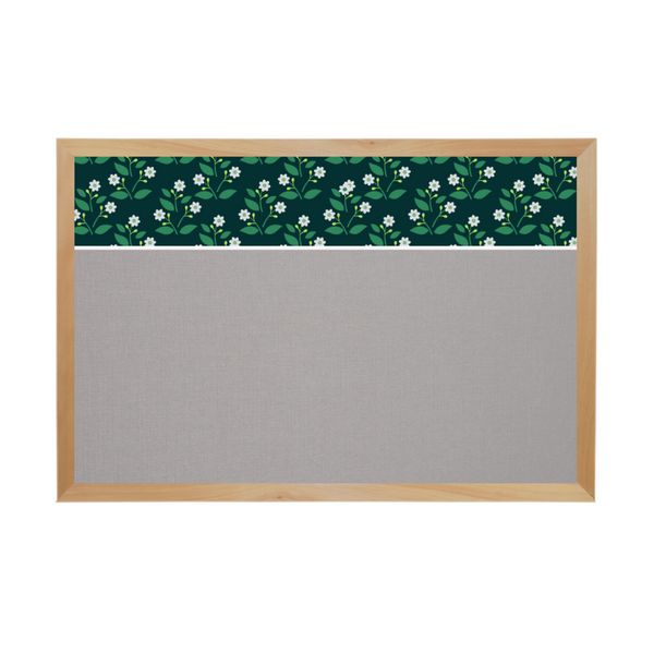 Graphic Bar Wood Frame | FORBO Cork Custom Printed Landscape Board