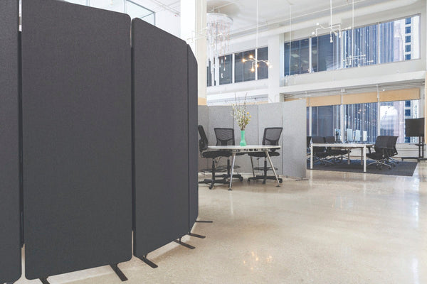 Acoustic Room Dividers | Expansion Panel in Slate Gray