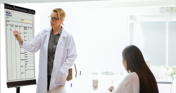 Rolling Whiteboard Stand | Patient Board