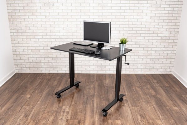 High Speed Crank Adjustable Stand Up Desk