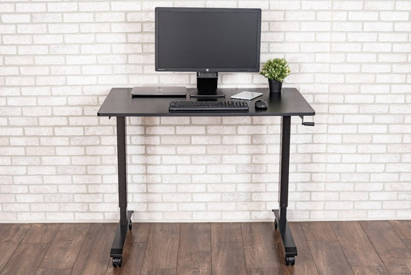 High Speed Crank Adjustable Stand Up Desk
