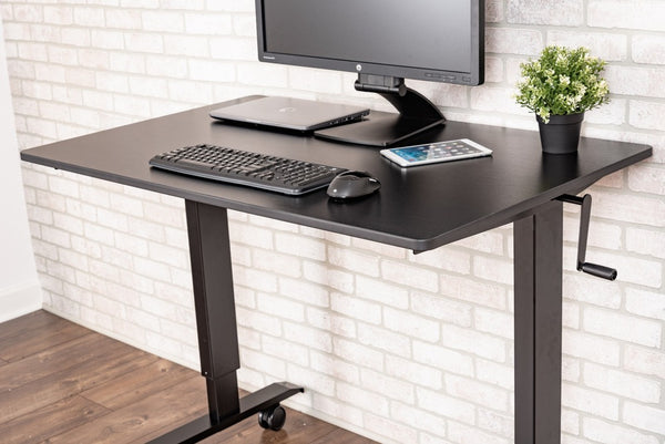 High Speed Crank Adjustable Stand Up Desk