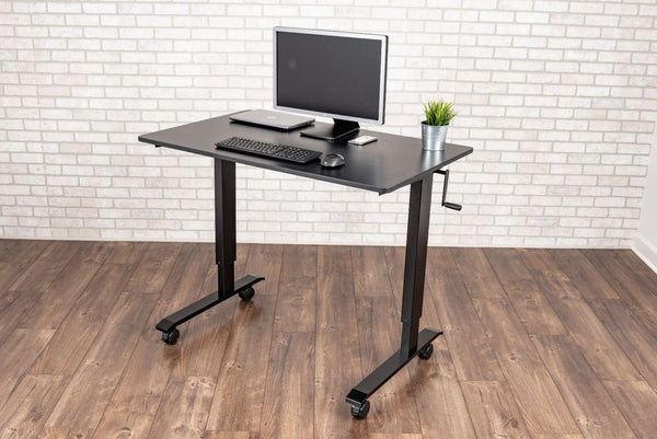 High Speed Crank Adjustable Stand Up Desk