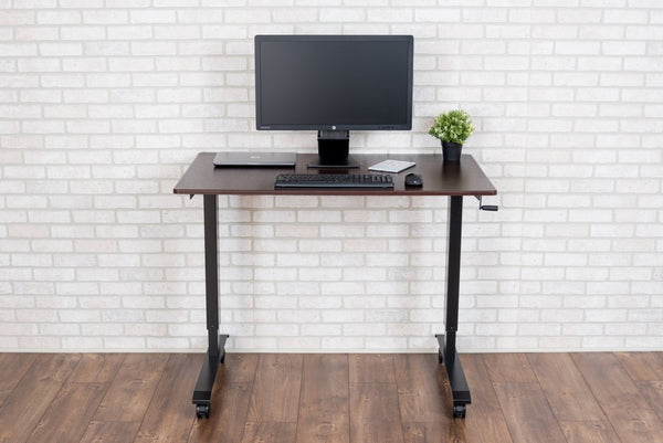 High Speed Crank Adjustable Stand Up Desk