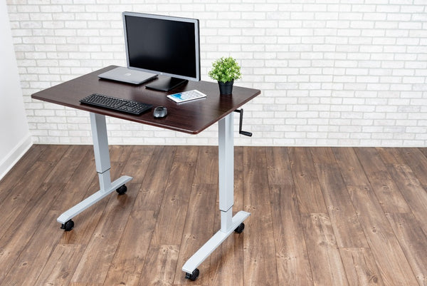High Speed Crank Adjustable Stand Up Desk