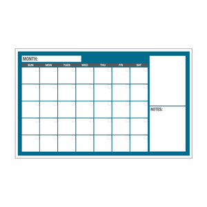 One Month Calendar | Custom Printed Tack-Rite Sheet