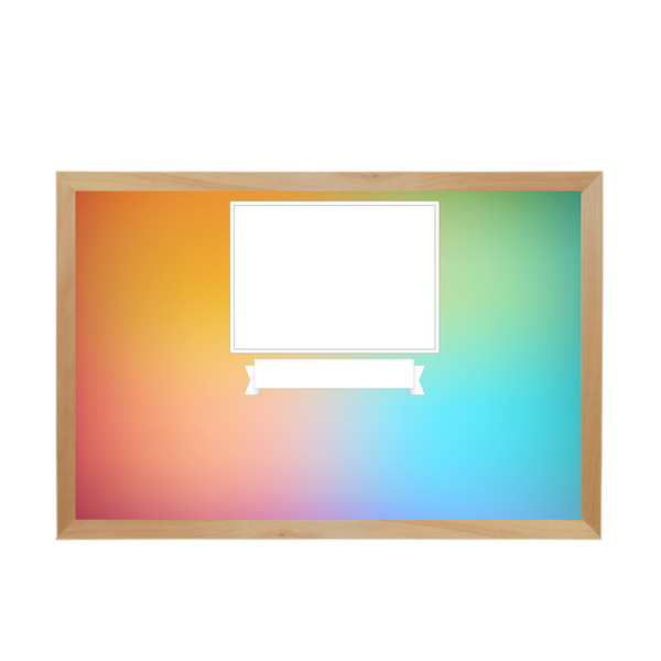 Feature Image Wood Frame | Fabric Custom Printed Landscape Board