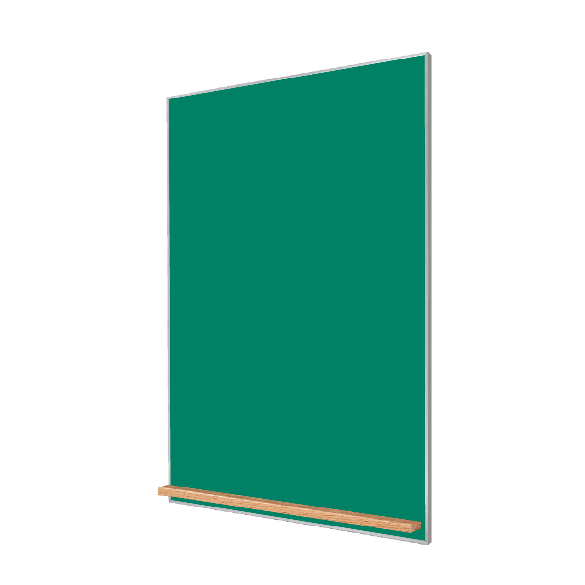 The Satin Minimalist Wood | Portrait Green Ceramic Steel Chalkboard